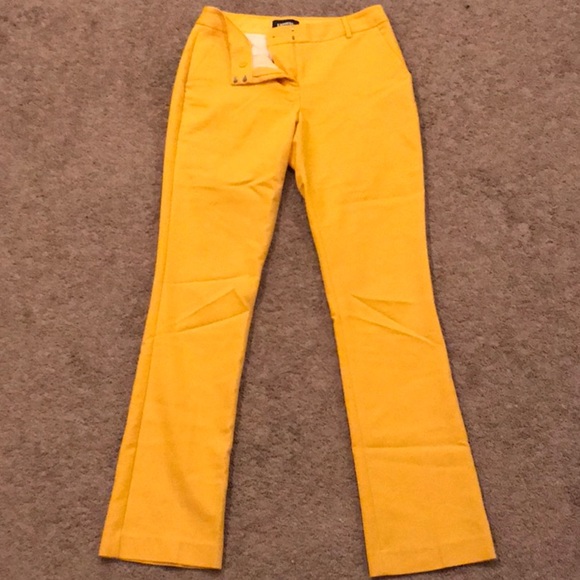 Express Pants - Express Columnist Barely Boot Mid Rise Dress Pant